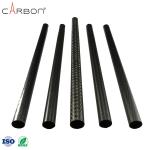 High Strength Black Color Camouflage Carbon Fiber Tube With 0.001% N Content