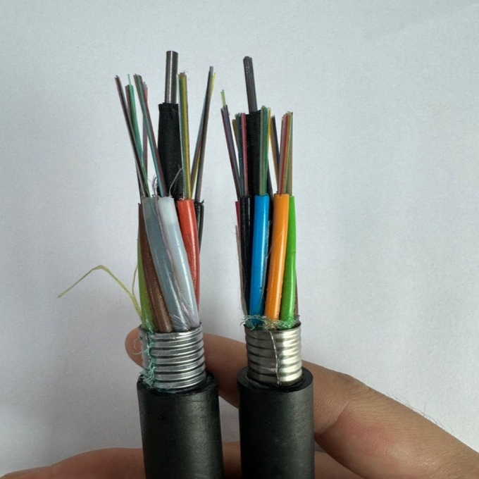 Outdoor GYTA G652D GYTA / GYTS 12 24 Cores Single Mode G652D Fiber Optic Cable