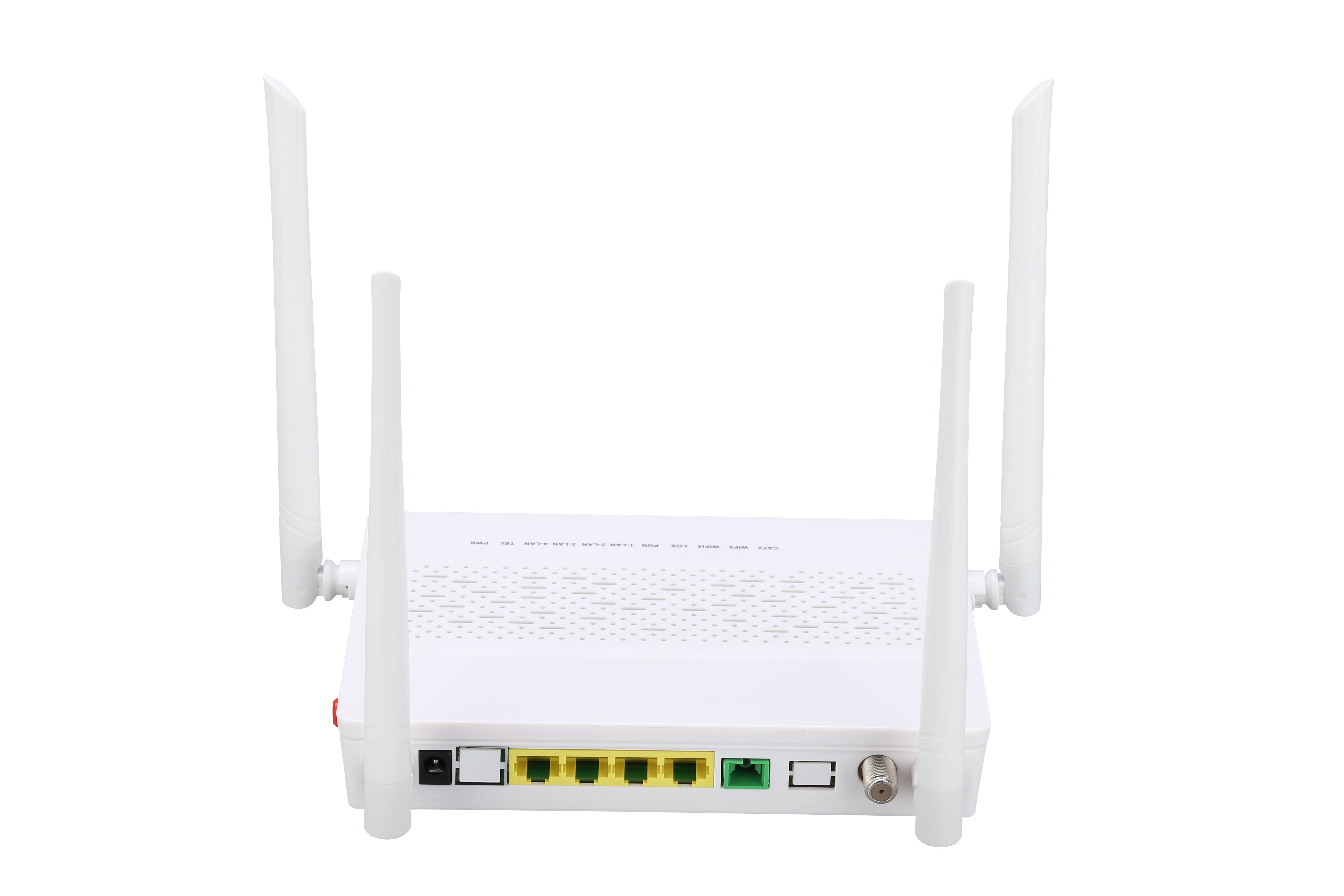 4GE 2.4G / 5G WIFI POTS CATV GPON ONU Modem SC Single Mode Single Fiber