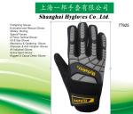 Anti Impact Sports Mechanics Wear Gloves TPR Knuckle Protection For Heavy Duty