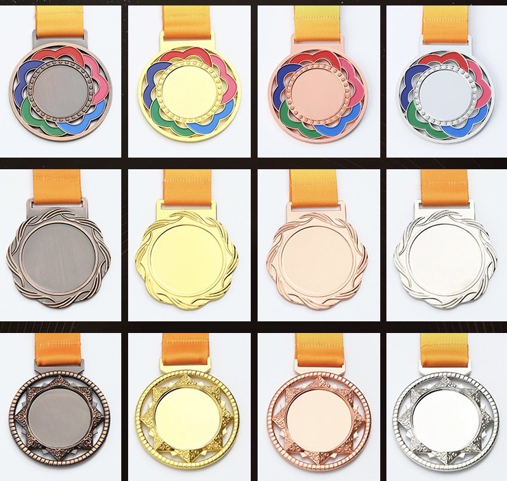 2.5inch Laser Engraving Weightlifting Sports Award Gold Heavy Medal Models For Championship