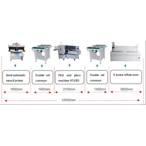 Multifunctional SMT Placement Machine 90000CPH Double Rail 48PCS Feeders