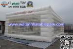 0.45mm PVC Promotional Inflatable Camping Tent Clear Window With Structure
