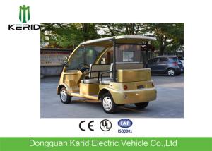 China Battery Operated 4 Passenger Electric Shuttle Bus 48V DC Motor For Real Estate Hotel factory