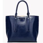 Versatile Retro Oil Wax Skin One Shoulder Womens Tote Bags