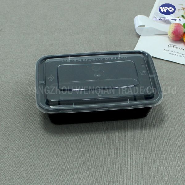 China 350ml PP Bento Lunch Boxes With Lids Stackable Reusable Microwave Dishwasher & Freezer Safe Grade Pp Plastic Food Box factory