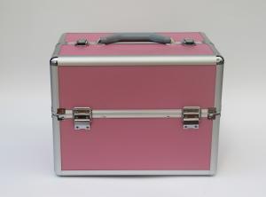China ABS Aluminium Cosmetic Case Box Velvet Lining Size L 260 X W 220 X H 240mm factory