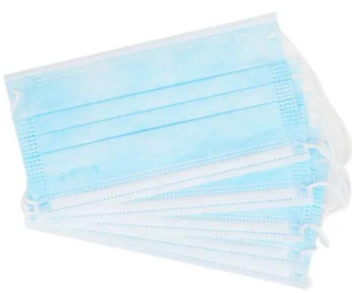 Breathable Disposable 3 Ply Face Mask Anti Dust For Personal Respiratory