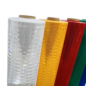 China ASTM D4956 Type IV Enhanced Visibility High Intensity Prismatic Reflective Sheeting for Traffic Control Signs on sale
