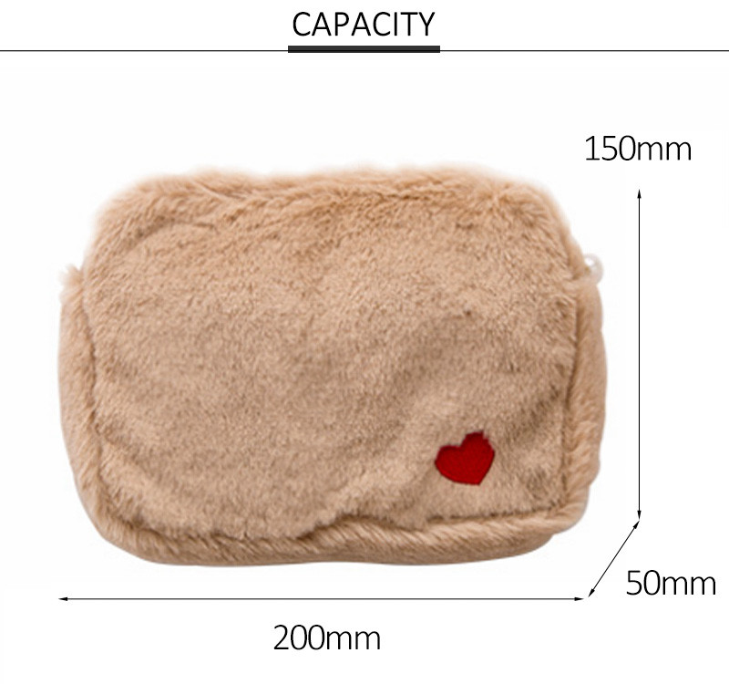Large Capacity Carry Lipstick Pouch Bag Zipper Beauty Women Bag