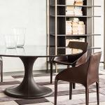 Custom Leather Cover Brizia Chair / Trussardi Casa Bedroom Furniture