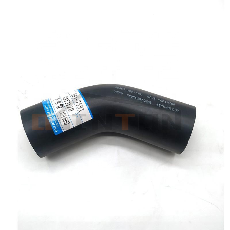 312D Water Hose Excavator Spare Parts 305-7591 Bottom Hose for 312D