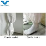 CE Type5/6 En1149 Anti-Splash Waterproof Mircoporous Coveralls for Protective