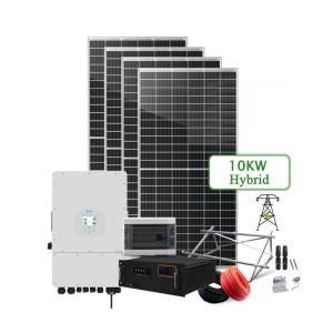 China Lithium Ion Battery Type 5000W 8000W 1000W Residential Solar Panel Photovoltaic System factory