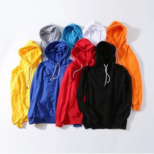 China Sudaderas Con Capucha 280g 65%Cotton Sweatshirts Knitted Black Fitted Bluzy Polyester Over Size Mens Gym Man Hoodies factory