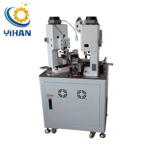 China 4000PCS/h High Productivity Two Heads Crimping Machine for Copper Cable Wire Terminal factory
