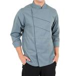 Factory Supply OEM Water-proof Anti-oil Unisex Restaurant Uniforms Chef Jacket