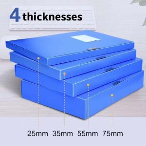 Office and Home Storage 7.5CM File Box with A4 Size Customizable Material Sample