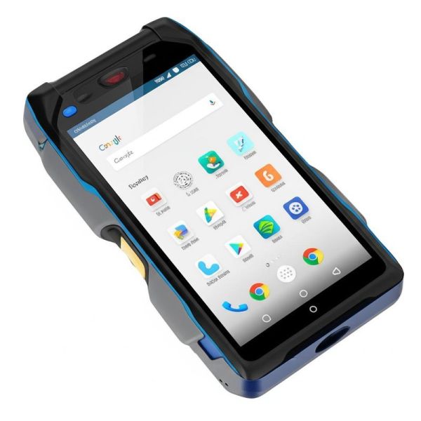 Quad-core 1.3GHz Handheld Computer With Fingerprint Recognition and Barcode