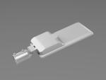 100W Aluminum LED Street Lights with Adjustable Beam Angles High Luminous