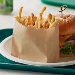 French Fries Packaging Glassine Paper Bags with Customized Logo and Gravure