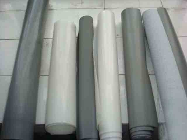 Hotel Roofing Waterproofing PVC Membrane in Black and Grey with Anti UV Protection