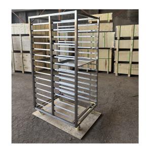 300kg-500kg Bakery Racking Trolley With Trays Polishing Surface
