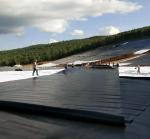 1.0mm HDPE Geomembrane for Fish Pond Width 1-6m Chemical Resistant Black