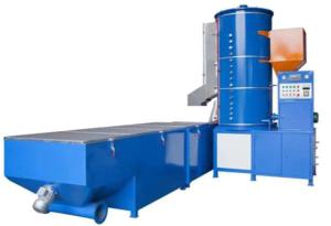 China EPS Polystyrene Raw Material Beads Continuous Pre Foaming Machine factory