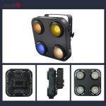 Ip65 4x90W Amber Warm White Led Cob Audience Blinder Light Outdoor Waterproof 4