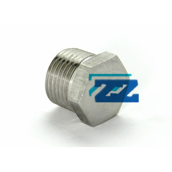 China ASTM A182 F91 Alloy Steel Pipe Fittings 1 " NPT Plug Hex Head ASME B16 11 factory