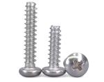 Pan Head Sheet Metal Tapping Screws , Pan Head Blunt Point Self Tapping Screws