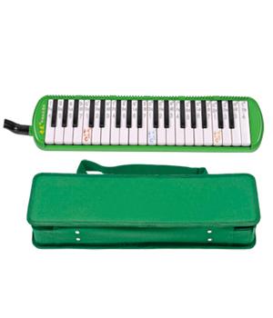 ABS Plastic Shell Copper board 37 key Melodica kids toy with oxford cloth box