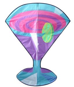 China Stackable Kids Flying Kites , 91*109CM Polyester Kite With Fiberglass Frame factory