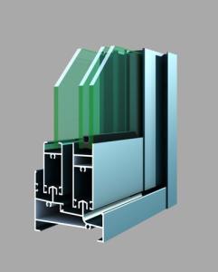 China Broken Bridge Sliding Window Profiles Aluminium Alloy Window And Door factory