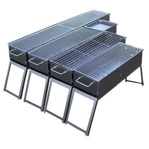 China Traditional Drawer BBQ Grill Folding Portable Camping Stove For Outdoor Cooking factory