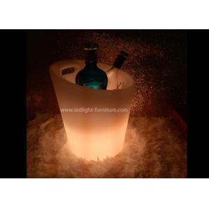 Cheers Colorful Light Up Champagne Bucket PE Plastic With Portable Handle