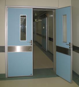 China Manual Swing Doors for Hospitals with foaming technology for door bodies factory