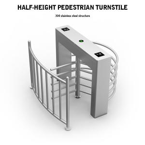 HCW Automatic Turnstile Gate with Biometric Integration RS485 Interface and 20
