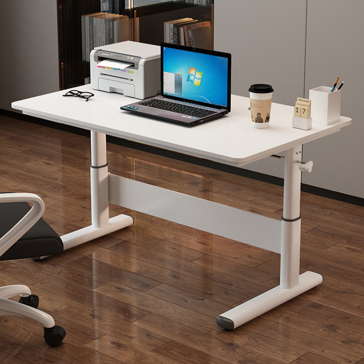 Mini Student Study Table Manual Height Adjustment Modern Nordic Design 80 kgs Capacity