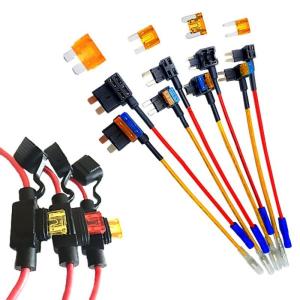 China 12V Custom Wire Harness Adapter Car Automotive Fuse Connector factory