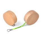 Wintape Custom Round Wooden Mini Steel Tape Measure Stand Out From The Crowd 1m