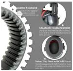 34dB NRR Noise Reduction Shooting Ear Muffs For Studying 360 Degree Rotatable