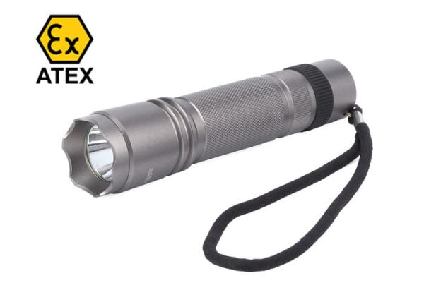Waterproof 1W Explosion Proof LED Flashlight IP66 100 Luminous Anti - Slip
