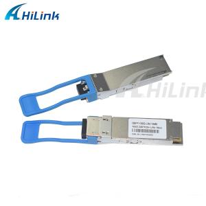 China 100G QSFP28 LR4 Fiber Optic Module 10KM BOX LWDM4 1295-1304NM Duplex LC Connector SM factory