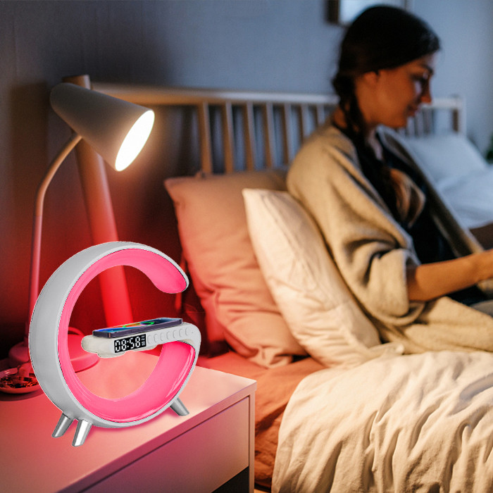 Timer Setting G Speaker Lamp Portable Efficient Lighting Solution Smart Light Sound Machine