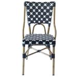 Outdoor Restaurant 0.038CBM Rattan Wicker Bistro Dining Chairs