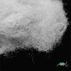 China Hollow 70D Recycled Polyester Staple Fibre Artificial 72mm Filling Material factory