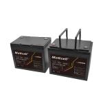 rechargeable 12V 50Ah LiFePO4 Battery with plastic case black for UPS back
