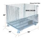 Super Wide Collapsible Wire Container Storage Cages 60”X44”X40” 3000 Pounds